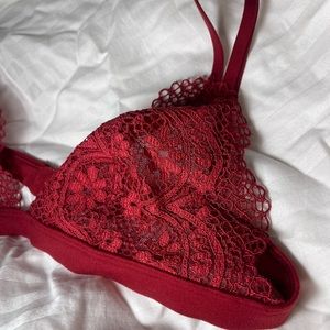 VS Red Triangle Bralette